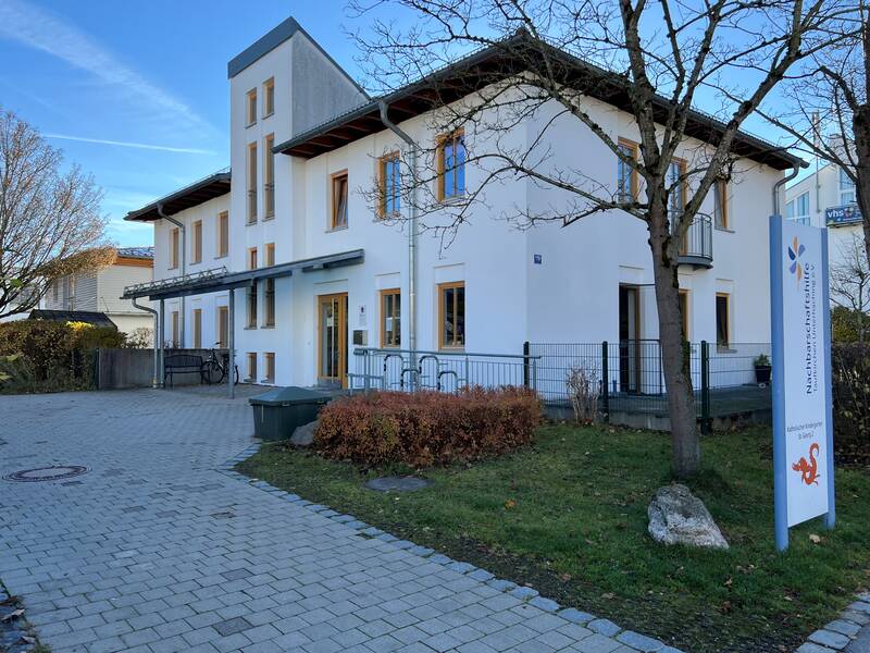 Zugangsbereich zum Familienzentrum der Nachbarschaftshilfe
